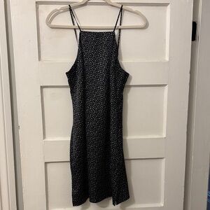 Abercrombie & Fitch Black and White Spotted Mini Dress